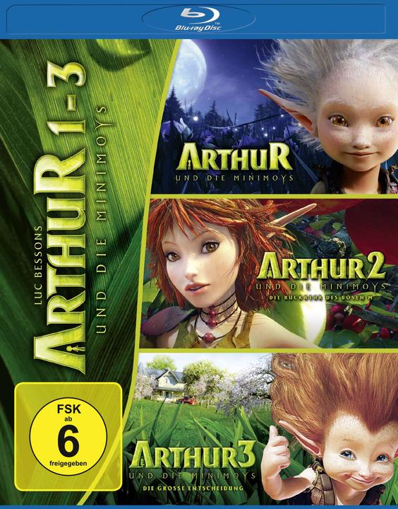 Produktbild Arthur und die Minimoys 1-3 Bluray Box (Blu-ray, 2007, Deutsch)