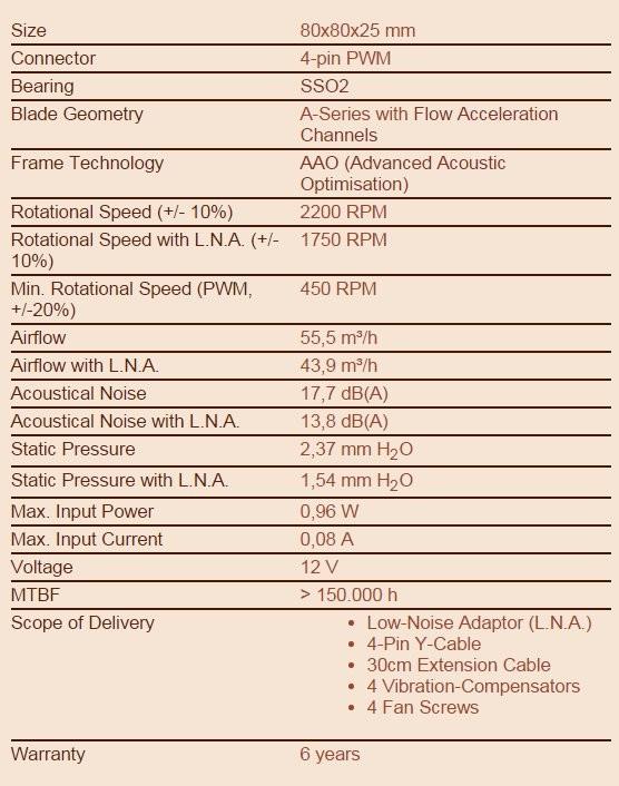 Produktbild Noctua Nf-A8 Pwm (80 mm, 1 x)