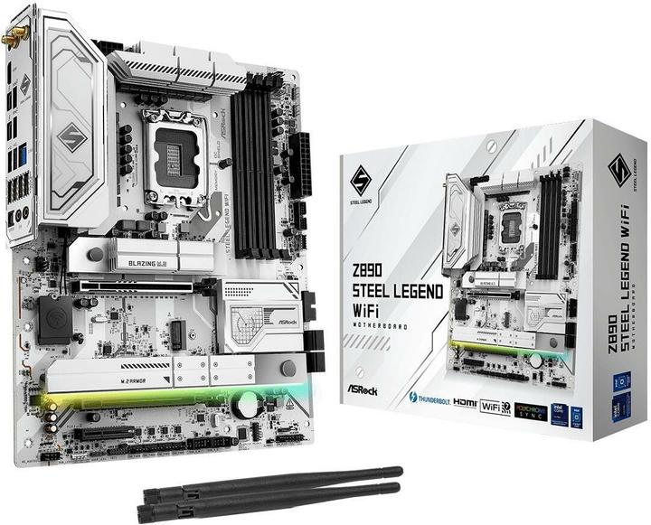 Immagine prodotto AsRock Z890 Steel Legend WiFi (Presa S1, Intel Z890, ATX)