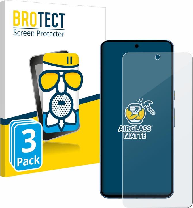 Immagine prodotto BROTECT AirGlass Vetro Opaco (3 Pezzo/i, Google Pixel 8 Pro)