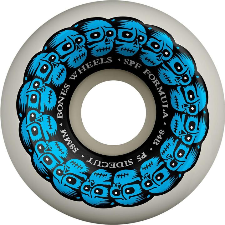 Bones Wheels 84B SPF Circle Skulls P5 Sidecut (58 mm)