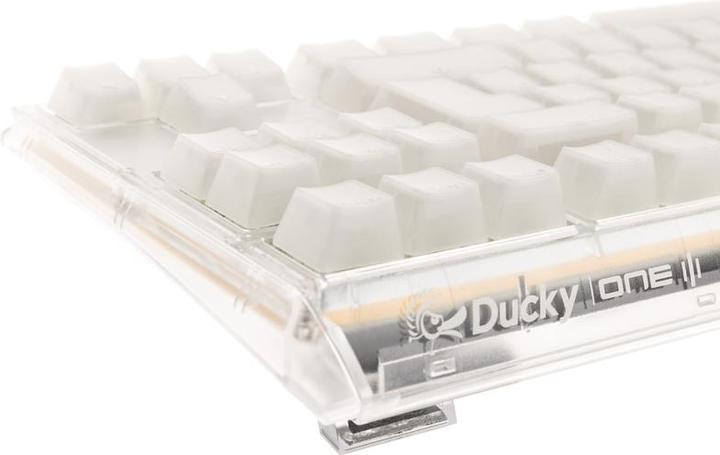Immagine prodotto Ducky Tastiera da gioco One 3 Aura White TKL, LED RGB - MX-Blue (DE, Cablato)