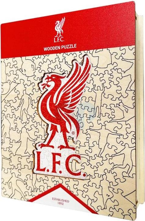 Actual product image Iconic Liverpool FC - Logo Liver Bird - Wooden Puzzle Size L (500 pieces) (500 pieces)