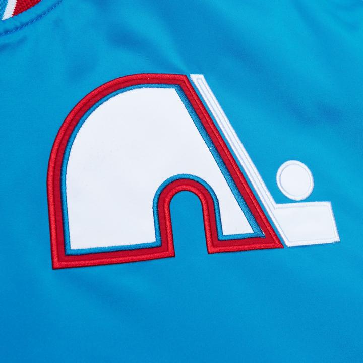 Actual product image Mitchell & Ness M&N Heavyweight Satin Jacket NHL Quebec Nordiques - XL (XL)