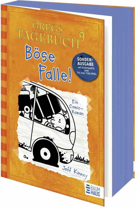Actual product image Gregs Tagebuch 9 - Böse Falle! (German, Jeff Kinney., Dietmar Schmidt, 2025)