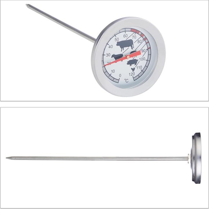 Actual product image Relaxdays Insertion thermometer