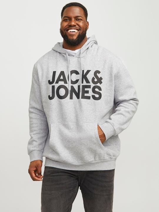 Immagine prodotto Jack & Jones Felpa con cappuccio Basic Logo Plus Size (XL, 3XL)