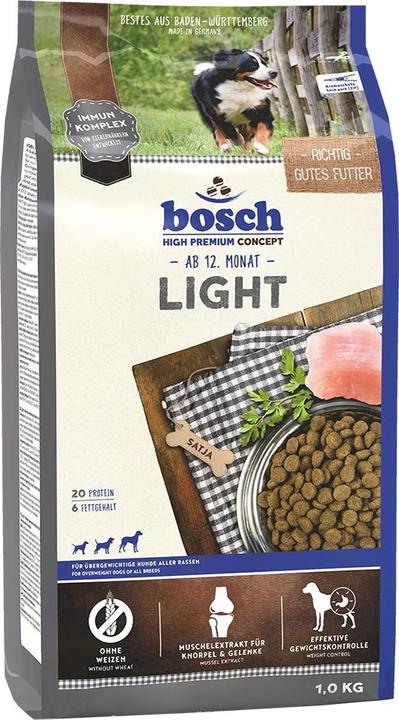 Immagine prodotto Bosch Petfood Cibo secco per cani, bosch Light 1 kg (Adulto, 1 pz., 1000 g)