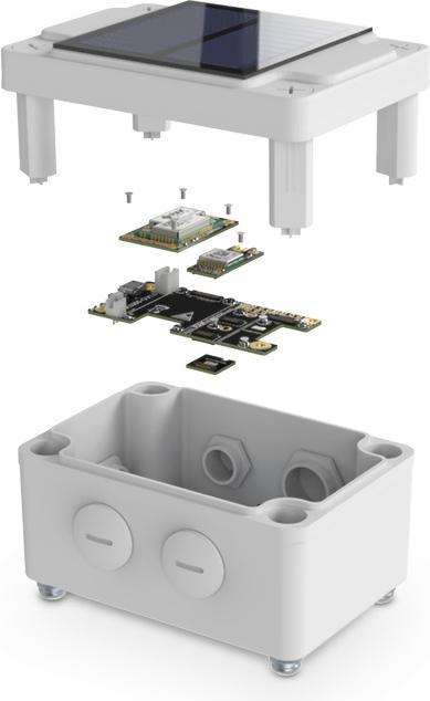 Produktbild RAK Wireless WisBlock Kit2 LoRa GPS-Tracker mit Solar Panel