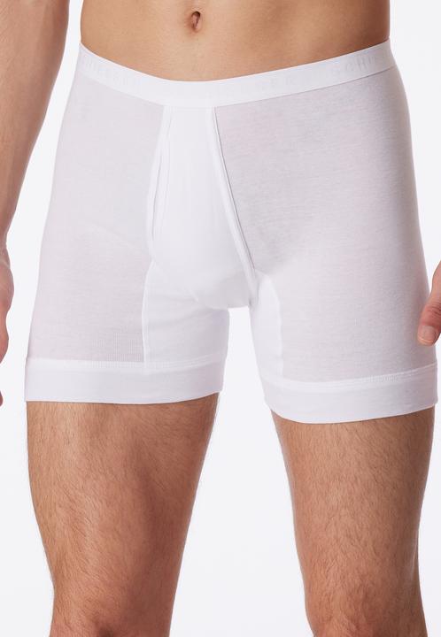 Actual product image Schiesser Men's Short Trunk Underpants with Eingriff Original Feinripp | 1 pack (14, Single pack)