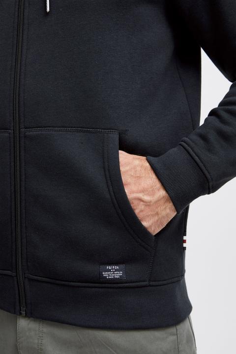 Produktbild FQ1924 FQWilliam logo ziphoodie sweat - Sweatshirt - 21900563 (L)