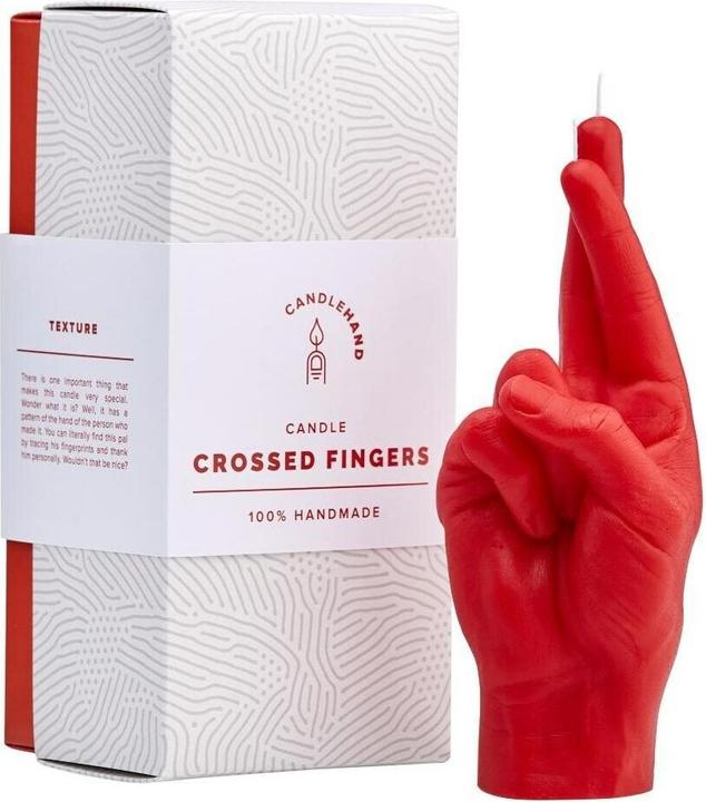 Actual product image Candle Hand crossed fingers (1 pcs.)
