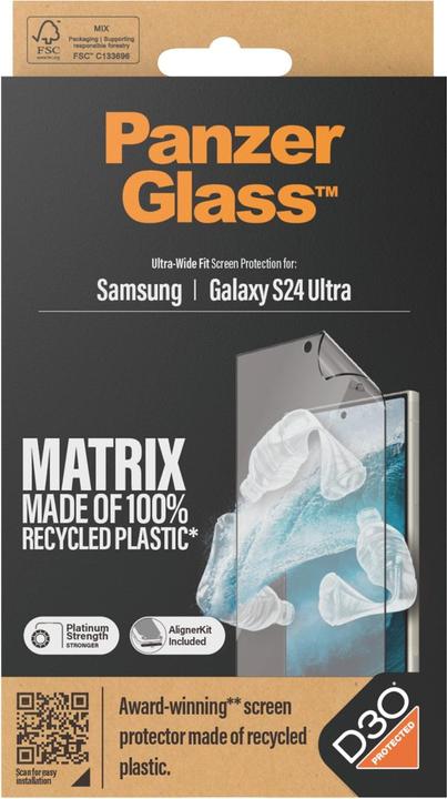 Actual product image PanzerGlass Matrix (1 Piece, Samsung Galaxy S24 Ultra)
