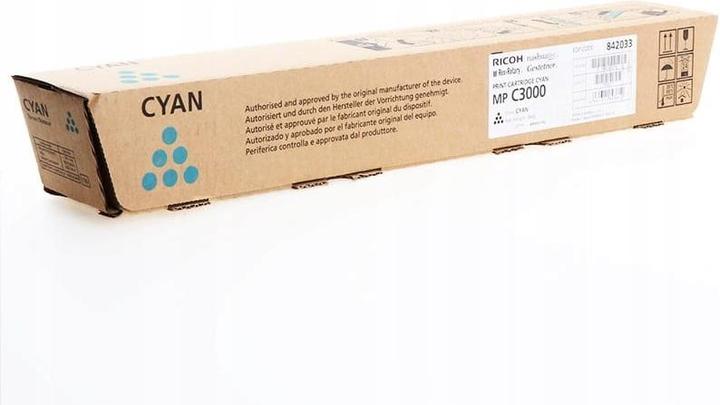 Produktbild RICOH 884949 Toner Cartridge DT3000C für MP C2000/C2030/C2051/ C2500/C2530/C2550/C2551/C3000/ (C)