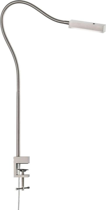 Actual product image Fischer & Honsel Honsel Raik LED clamp light 4.7W warm white dimmable acrylic glass nickel 50374