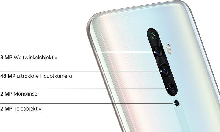 Produktbild OPPO Reno 2Z (128 GB, Sky White, 6.53", Dual SIM + SD, 48 Mpx, 4G)