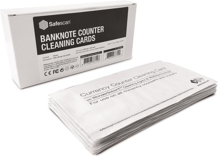 Immagine prodotto Safescan Reinigungskarten für Banknotenzähler (Bancone)