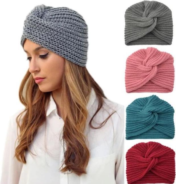 Produktbild MU Style Clair Series Gestrickte Turbanmütze (One Size)