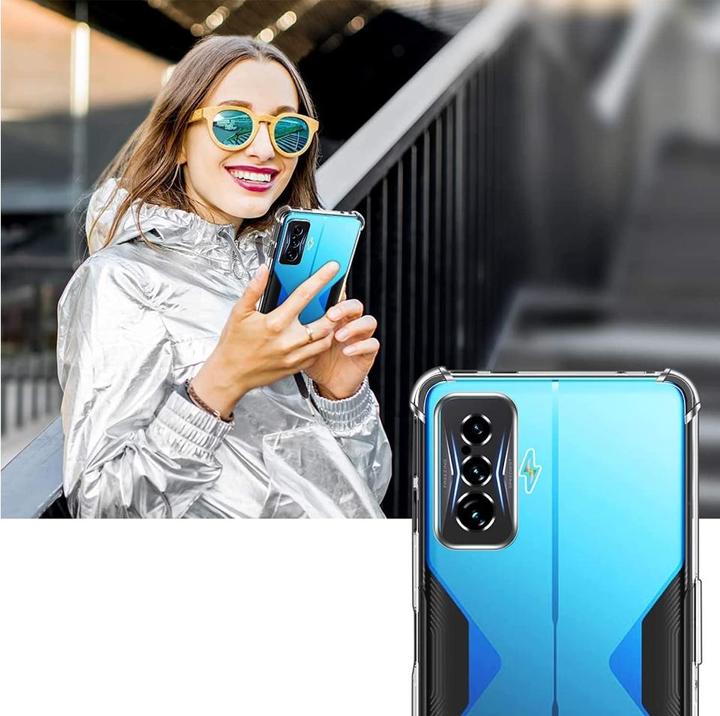 Actual product image Screenguard Xiaomi Poco F4 GT Case Crystal Soft Airbag Bumper (Xiaomi Poco F4 GT)