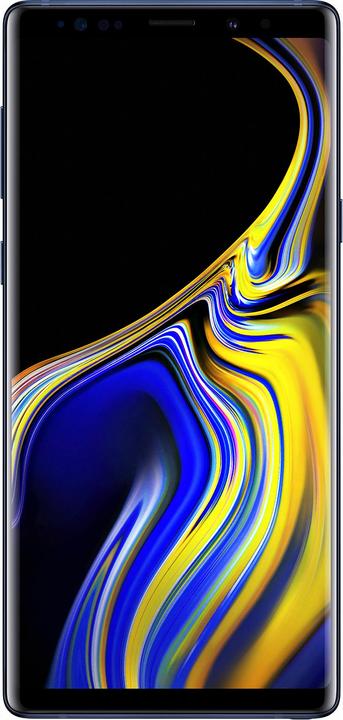 Actual product image Samsung Galaxy Note 9 EU (128 GB, Ocean Blue, 6.40", Hybrid Dual SIM, 12 Mpx, 4G)