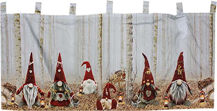 Produktbild Inda-Exclusiv LED Gardine Scheibengardine Weihnachten beleuchtet X-Mas 45x120cm