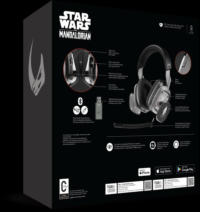 Actual product image Logitech G A40TR (Wireless, Cable)