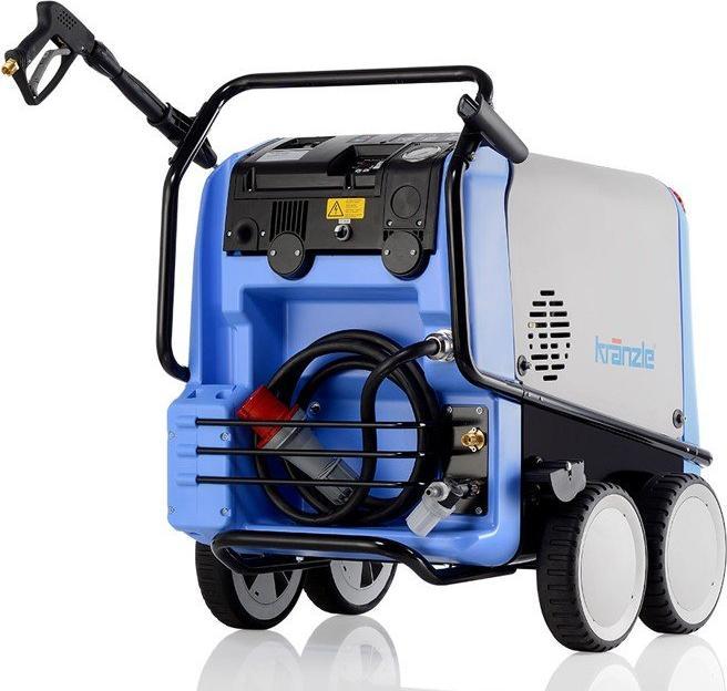 Actual product image Kränzle e-therm 873 M 48 Hot water high-pressure cleaner gun, flat spray lance, without hose reel (Electrical connection)