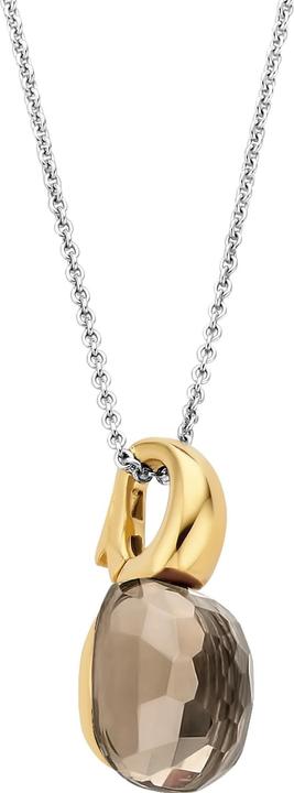 Produktbild Ti Sento Milano Kette und Anhänger mit hellbraunem Crystal 6785TT (925er Silber, 45 cm)