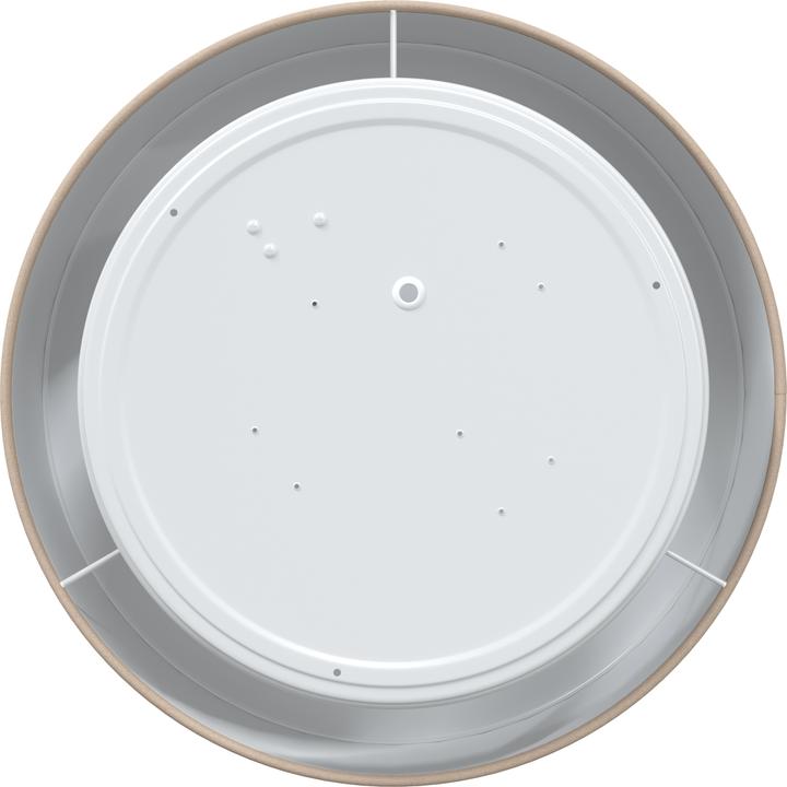 Produktbild VidaXL Deckenleuchten Flush Mount Taupe 30 cm Stoff E27 (E27)