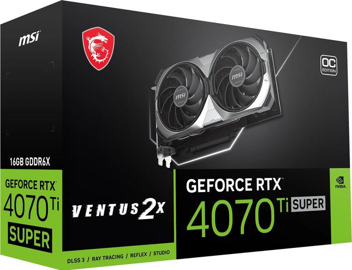 Immagine prodotto MSI GeForce RTX 4070 Ti SUPER 16G VENTUS 2X (16 GB)