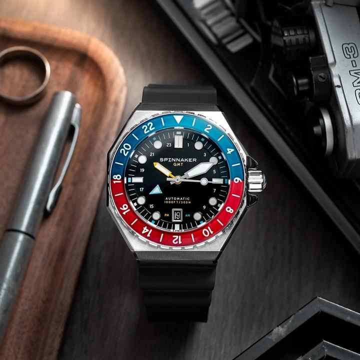 Actual product image Spinnaker SP-5119-44 Dumas Automatic GMT Men's Watch 44mm 30ATM (Diving watch, 44 mm)