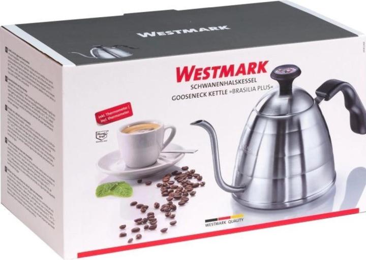 Immagine prodotto Westmark Bollitore a collo d'oca con termometro Brasilia Plus, 800ml,sb (0.80 l)