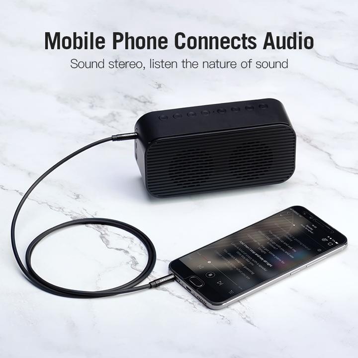 Actual product image Vention Mini jack 3.5mm to 2.5mm AUX cable BALBH 2.5m (black) (2 m, 2.5mm, 3.5mm jack (AUX))