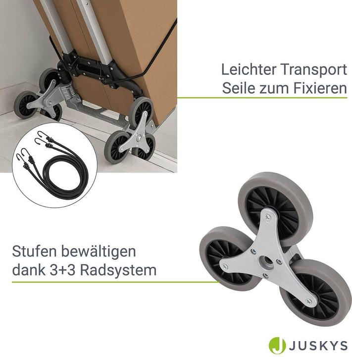 Produktbild Juskys Klappbare Treppensackkarre (80 kg)