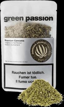 Immagine prodotto Green Passion Cannabis Crunch (100 g, Interno)
