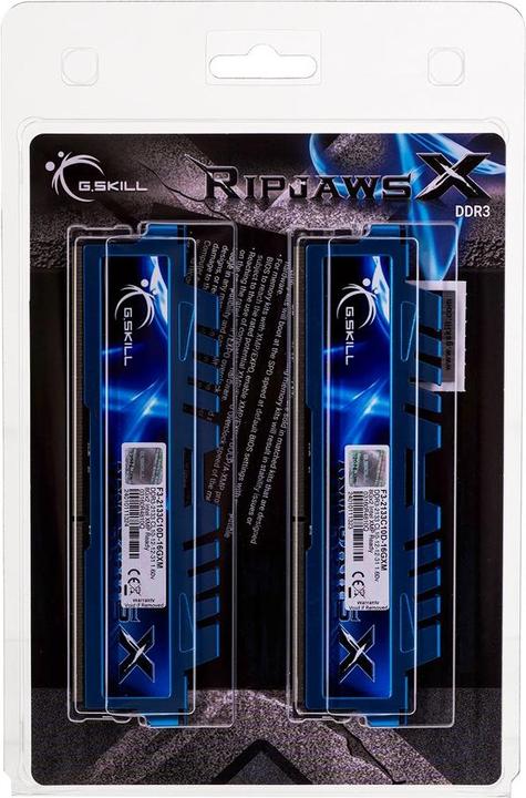 Immagine prodotto G.Skill RipjawsX (2 x 8GB, 2133 MHz, DDR3-RAM, DIMM)