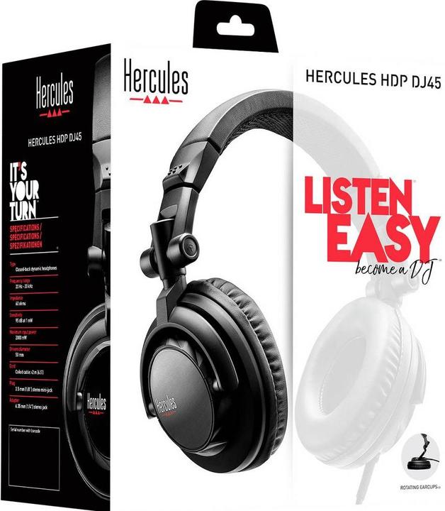Produktbild Hercules HDP DJ45 (ANC, Kabelgebunden)