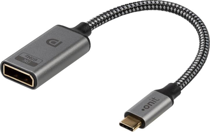 Onit Adapter USB Type-C - DisplayPort (USB Typ-C, 12 cm)