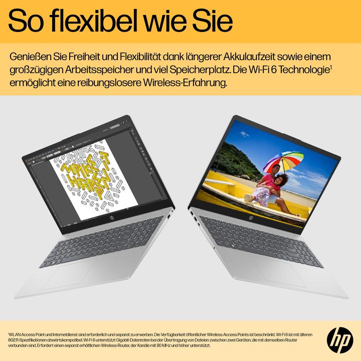 Actual product image HP 15-fc0057ng (15.60", AMD Ryzen 5 7520U, 16 GB, 512 GB, DE)