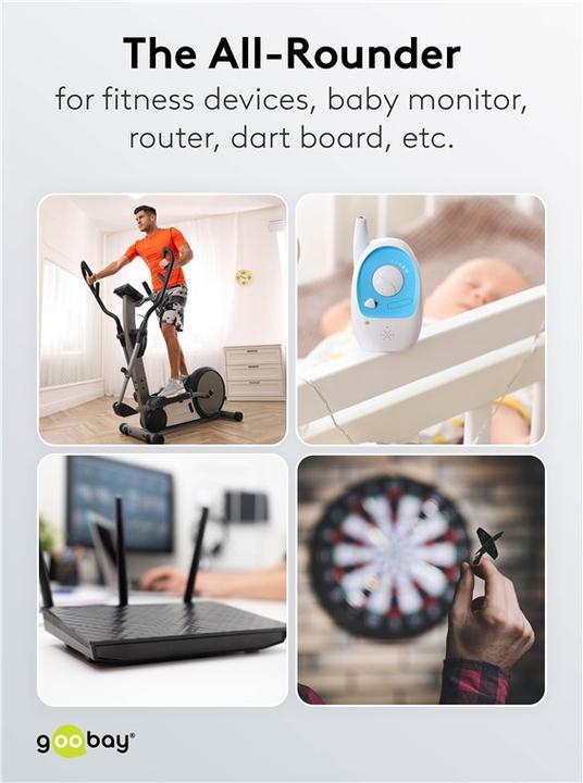 Actual product image Goobay Universal-Netzteil