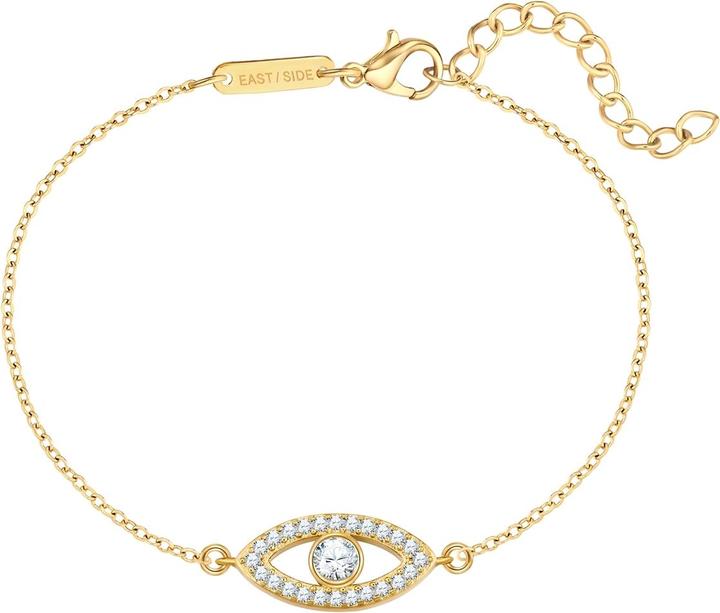 Eastside Damen Armband Allsehendes Auge - 37174 (17 cm, Edelstahl)