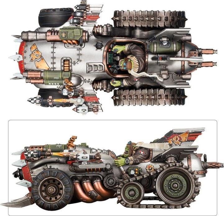 Actual product image Games Workshop Warhammer 40k - Orks Megatrakk Scrap Jet