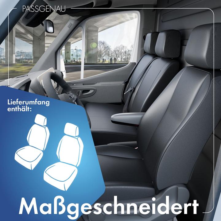 Actual product image Walser Seat covers for Mercedes Viano and Vito W639 for 2 single seats BJ 06/2003 - 2013