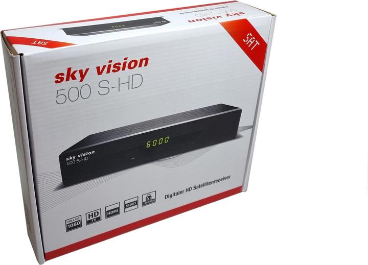 Produktbild Sky Vision 500 Digitaler FullHD SATReceiver (DVB-S2)