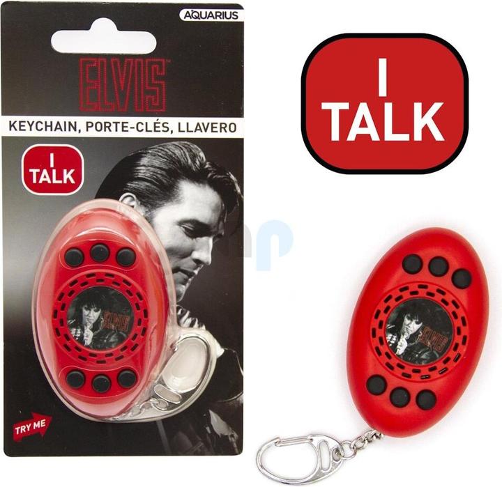 Actual product image NMR Distribution Elvis: SQUAWKey Talking Keychain