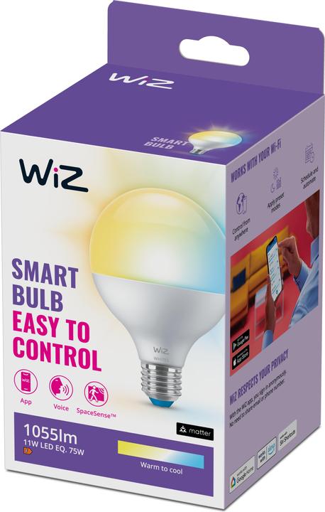 Actual product image WiZ Tunable White Globe (E27, 11 W, 1055 lm, 1 x, F)