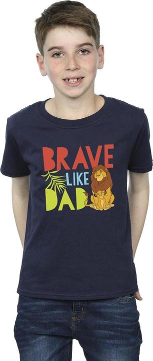 Image du produit Disney - T-shirt THE LION KING BRAVE LIKE DAD - Garçon (152, 158)