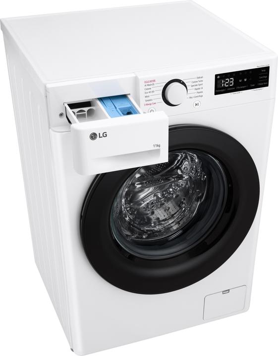 Produktbild LG F4R3011NSWB Waschmaschine 11kg AI DD, Klasse A-10%, 1400 U/min, Dampfwäsche (11 kg, Links)