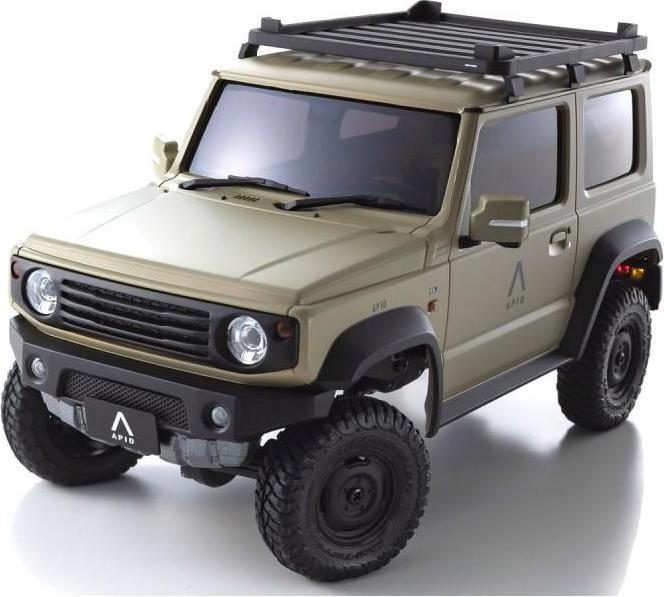 Actual product image Kyosho Scale Crawler Mini-Z Suzuki Jimny Apio TS4, Khaki 1:18, ARTR (RTR Ready-to-Run)