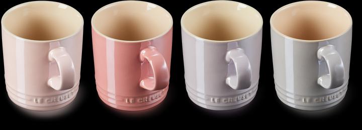 Actual product image Le Creuset Mug 350 ml set of 4 Metallics Rosé (350 ml, 4 x)
